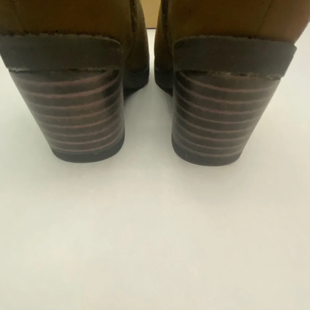 Michael Kors Cowgirl Boots Fawn Desert Color Caramel Size 3 Little Girls - Picture 4 of 9